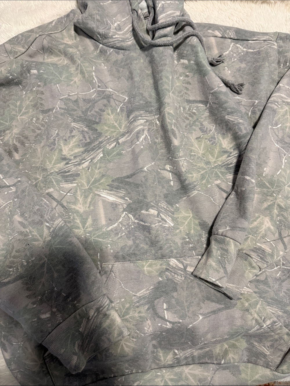 PacSun camo print Logo Pullover